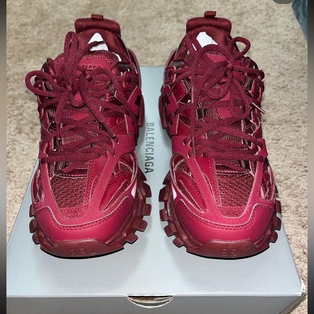 Balenciaga Track 2 Maroon Sneakers